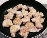 簡単❤鶏もも肉と長ネギの和風カレー炒め♪作り方5写真