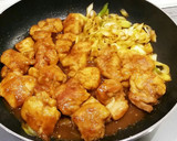 簡単❤鶏もも肉と長ネギの和風カレー炒め♪作り方9写真