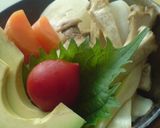 レンジで簡単！温野菜サラダ作り方4写真