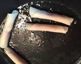 餃子の皮アレンジ 簡単！明太チーズ揚げ作り方4写真