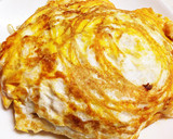うんまっ！もやしと卵のお好み焼き風作り方3写真
