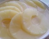 缶詰めをシロップごと！さっぱりフルーツ寒作り方3写真