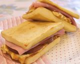 高野豆腐でチーズオムレツサンド♪作り方3写真