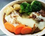 煮込みチーズハンバーグ！子供達も大好き♪作り方9写真
