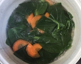 離乳食 小松菜と人参のささみ和え☆作り方1写真