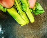 菜の花と小松菜の辛子醤油和え作り方3写真
