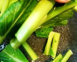 菜の花と小松菜の辛子醤油和え作り方6写真