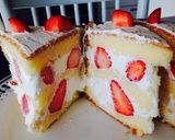 旬の苺丸ごと入れる贅沢ショートケーキ作り方6写真