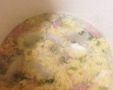 簡単 ほろほろかぶとベーコンの中華スープ作り方4写真