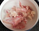 本格 中華粥　皮蛋＆ささみ　★★☆作り方1写真