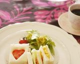 バレンタインサンドイッチ作り方4写真