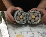 【飾り巻き寿司】ひな祭りに＊桃の花＊作り方24写真