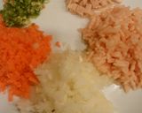 子供喜ぶ♪簡単カレーピラフ♡作り方1写真