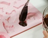 お配りに！クマ、コブタ、猫のチョコレート作り方2写真