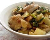 鶏肉と蕪の炒め煮作り方5写真