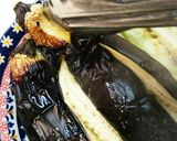 魚焼きグリルとトングで簡単焼きナス、作り方3写真