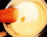 ・・くずし卵の豆腐がゆ・・作り方1写真