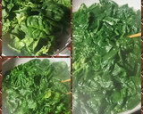 冬季限定ちぢみほうれん草をきめ細かく作り方4写真