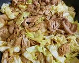 簡単☆キャベツと豚肉の炒め煮作り方3写真