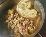 牛丼のついでに牛蒡の煮物作り方6写真