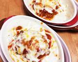 給料日前！前日のハンバーグをドリアに作り方7写真