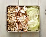 野菜ピュレ「ミックスキノコピュレ」介護食作り方1写真