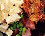 裏切らない味！豆腐とマグロとキムチ和え作り方1写真