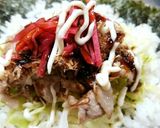 大人のおにぎらず、豚玉風。作り方1写真
