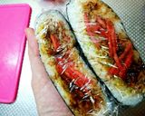 大人のおにぎらず、豚玉風。作り方4写真