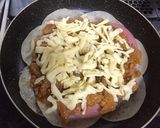 餃子の皮でハムチーズ挟み作り方2写真