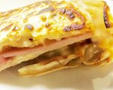 餃子の皮でハムチーズ挟み作り方5写真