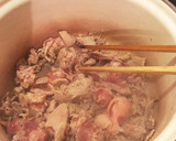 里芋 豚肉 しめじ こんにゃくの簡単煮作り方2写真