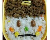 なんちゃってそぼろdeキョロちゃん弁当☆作り方4写真