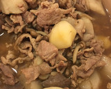 里芋 豚肉 しめじ こんにゃくの簡単煮作り方6写真