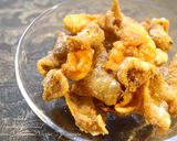 パリパリ鶏皮せんべい＆簡単絶品魔法の鶏油作り方5写真