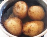 福神漬のポテトサラダ作り方1写真