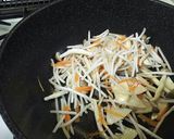 フライパンひとつで～たらの野菜あんかけ作り方3写真