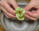 白菜と豚バラ肉の花びら鍋作り方2写真