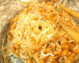 混ぜるだけ♡超簡単！納豆卵しらすパスタ作り方1写真