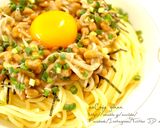 混ぜるだけ♡超簡単！納豆卵しらすパスタ作り方4写真