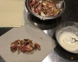 揚げない！　舞茸と豚バラの焼き春巻き作り方4写真