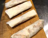 揚げない！　舞茸と豚バラの焼き春巻き作り方5写真