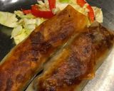 揚げない！　舞茸と豚バラの焼き春巻き作り方8写真