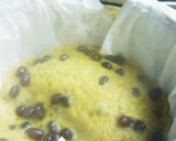 抹茶豆乳と甘納豆の蒸しパン♪もっちり作り方7写真