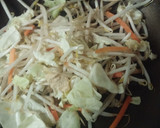 簡単！シャキシャキもやしのおろし牛丼作り方1写真