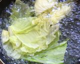ロール春キャベツ生ハム巻き作り方1写真