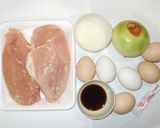 簡単かつ丼！フライパンでかつ丼かつ丼タレ作り方1写真
