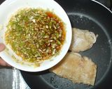 鶏もも肉簡単てりやき♪ネギ生姜醤油ソース作り方7写真