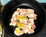 豚と長なすの濃厚白湯味炒め作り方4写真