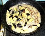 豚と長なすの濃厚白湯味炒め作り方9写真